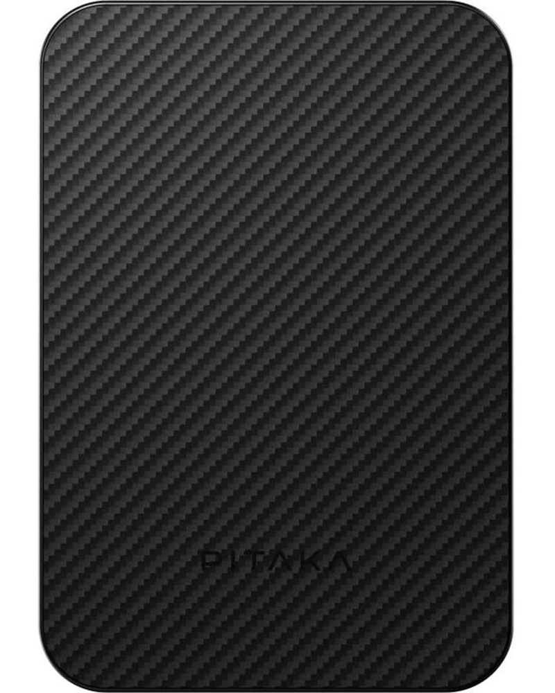 Магнитный повербанк Pitaka Aramid Qi2 5000 mAh Twill Black/Grey (PBQ2401)